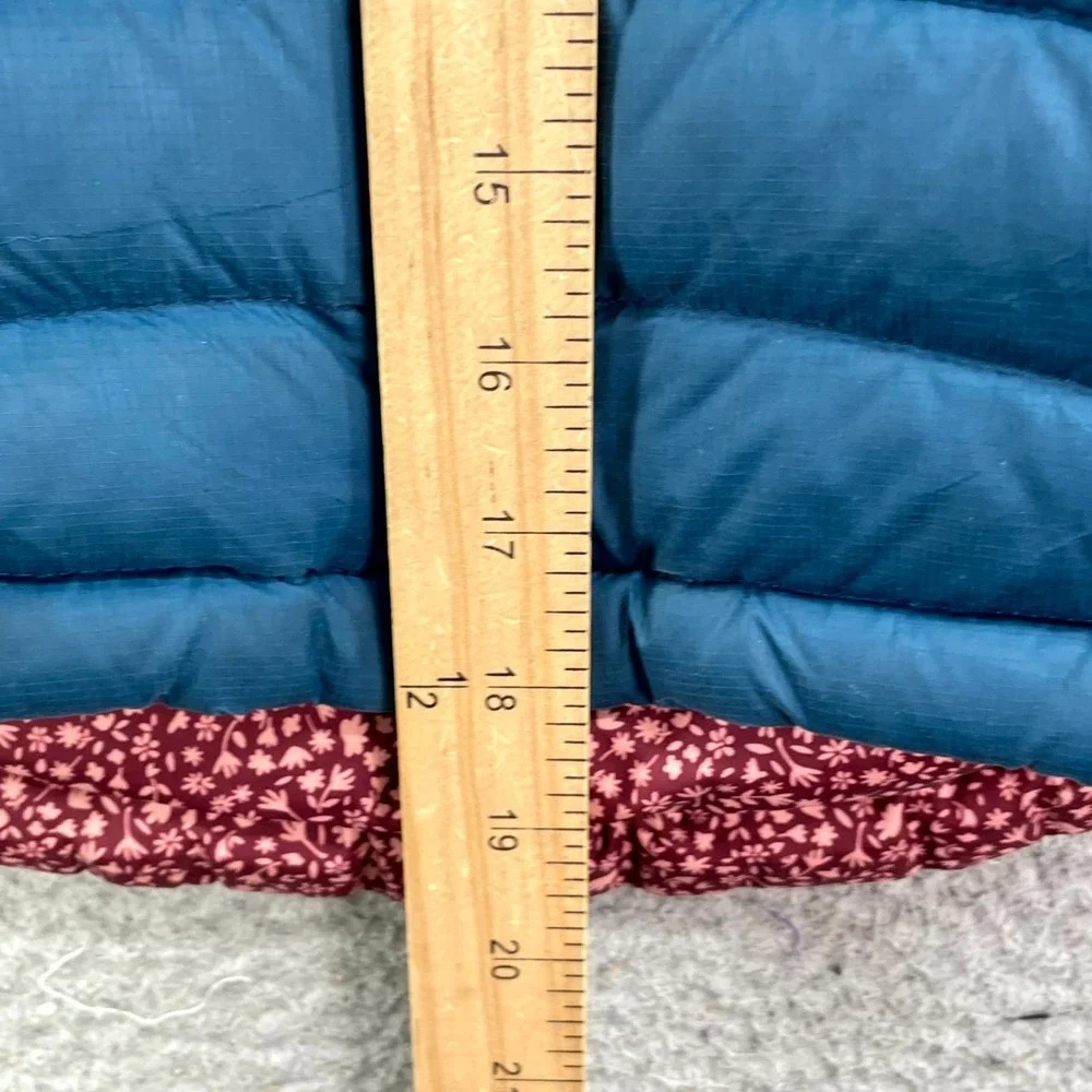 Patagonia Reversible Down Sweater Hoody Jacket Girls 5-7 Puffer Windproof Travel